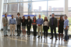 Most of the REU participants and the CSEE faculty mentors.