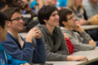 Students get inspired at the UB Hacking '15 event opener, November 14, 2015. Photo credit: Ken Smith