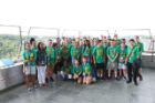Group photo of students at the Niagara Power Vista. 