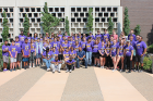 About 60 students from Buffalo area high schools spent four days at UB learning about careers in the STEM fields and experiencing campus life. Photo: Sarah D'Iorio 