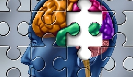 Fantasy-inspired image of the human mind as a jigsaw puzzle. 