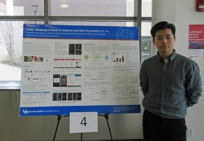 Zoom image: Chang Min Park presenting at competition 