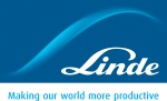 Linde Logo with tagline: Making our world more productive. 