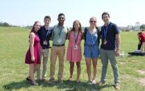 photo of student group at the 2017 camp. 