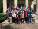 CSE faculty and staff in front of Butler Mansion, August 2019.
