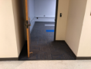 August 26, 2019. Tim specified the carpet to extend through the threshold, giving the entrances an integrated look that they've never had before.
