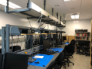 Davis 239 Electrical Engineering Lab lab bench furniture (northwest view).