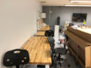 November 7, 2019. Millington-Lockwood begins installing the Mayline Techworks lab benches.