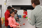 Westminster kids 3D printing objects. 