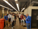 Students heard a great lecture on UB’s sustainability efforts while taking a tour of the food digester in the Beane Center.