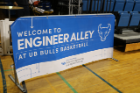 The 2018 Engineer Alley included alumni, students and friends of the UB School of Engineering and Applied Sciences.