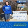 Allison Gardener is receiving her bachelor's degree in mechanical engineering.