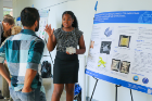 Hannah Sheffield, a biomedical engineering student, discusses her research and 3D printed patient-specific models she and her mentor Ciprian Ionita, an assistant professor in the Department of Biomedical Engineering, developed for hemorrhages and intracranial atherosclerosis disease. 