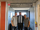 2019 Ph.D Students. Zach Steever, Biplab Bhattacharya and Ritwik Raj.