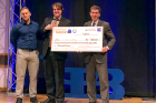 Rochester Institute of Technology student Dmitry Liapitch and his team, called Ambient PV, won second place. Ambient PV makes photovoltaic energy harvesters that capture ambient light to power a variety of wireless devices, from cellphones to television remotes.