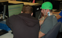Zoom image: Students in BE 301 Lab