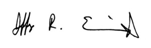 Jeffrey Errington Signature. 