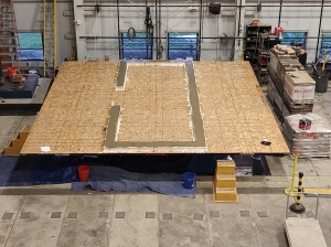 Zoom image: SEESL project begins by laying down a base floor