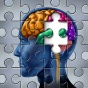 Illustration of the human mind as a jigsaw puzzle. 