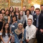 Zoom image: Representatives of the Class of 2018 at the CSE Commencement Banquet