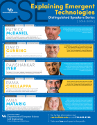 Distinguished Speaker Series Poster 2018-2019. 
