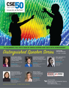 CSE Distinguished Speaker Series Poster, 2016-2017. 