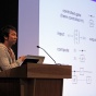 Zoom image: Chaowen Guan (PhD candidate) speaks at the Emerging Topics in Computing Symposium, September 19, 2017 