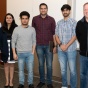 CSE Demo Day participants, professor, and sponsor. 