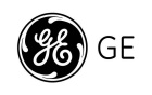 GE logo. 