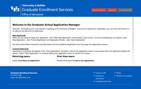 Zoom image: Screen shot of SEAS Slate login/account creation page. 