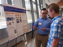 Zoom image: Ke Zeng presenting at competition 