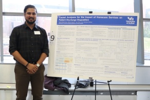 Zoom image: Biplab Bhattacharya presenting at the competition