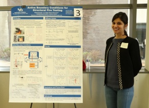 Zoom image: Ramla Qureshi at the competition 