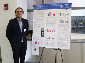 Zoom image: Abdul Hassaballah presenting at the competition 