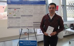 Zoom image: John Fontecha presenting at the competition