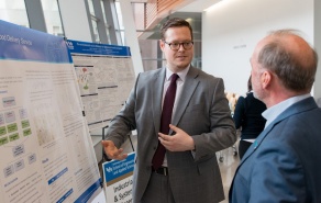 Zoom image: Zachary Steever presents her poster