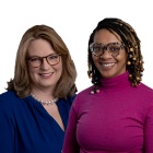 Jennifer Paterson and Amari Yarber, SEAS Student Success Coaches. 