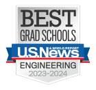 U.S. News and World Report Best Grad Engineering School Badge 2023-2024. 