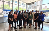 Summer internships during poster session in Davis Hall. 