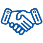 helping hands icon. 