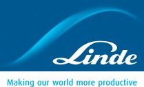 Linde Logo with tagline: Making our world more productive. 
