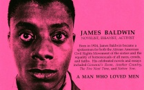 Artifact about James Baldwin from LGBTQ digital collection. 